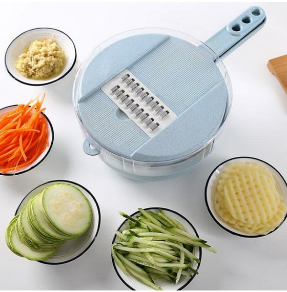 8-in-1 Vegetable Slicer & Grater