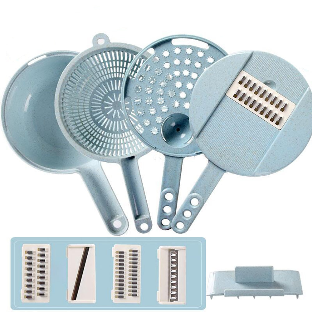 8-in-1 Vegetable Slicer & Grater