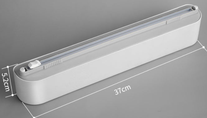 Upgraded Plastic Sharp Cutter Fixing Foil Cling Film Wrap.