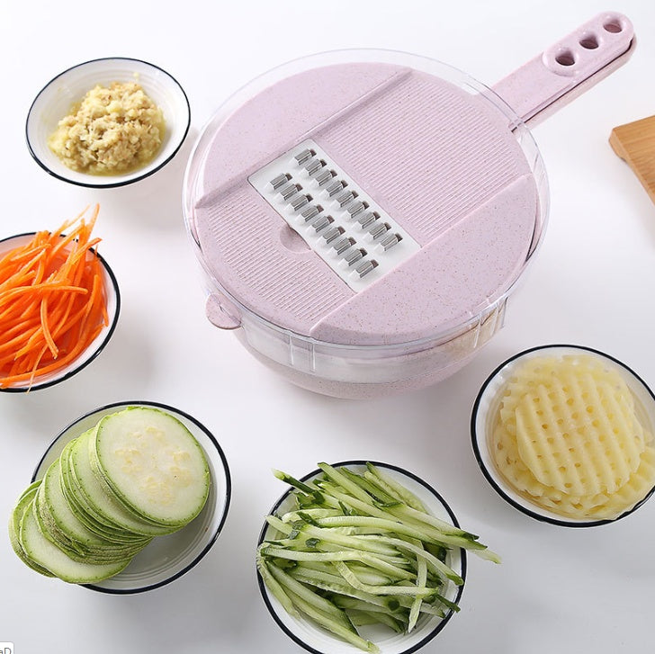 8-in-1 Vegetable Slicer & Grater