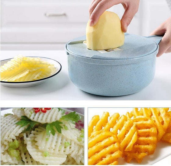 8-in-1 Vegetable Slicer & Grater