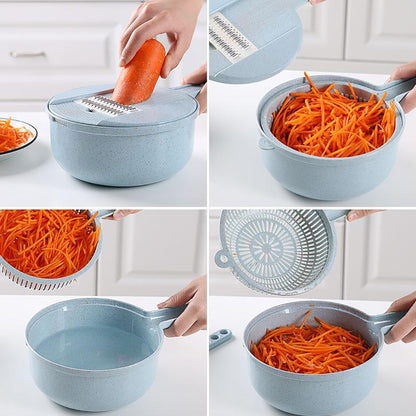 8-in-1 Vegetable Slicer & Grater