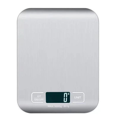 Preferred Electronic Kitchen Scale LED Display 5kg/1g Stainless Steel