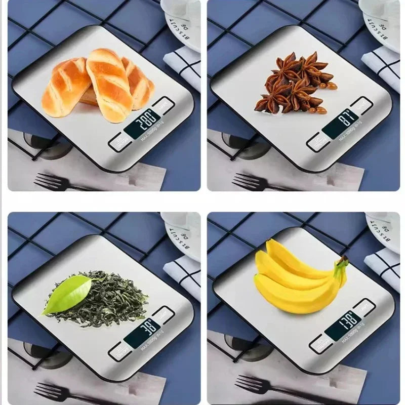 Preferred Electronic Kitchen Scale LED Display 5kg/1g Stainless Steel